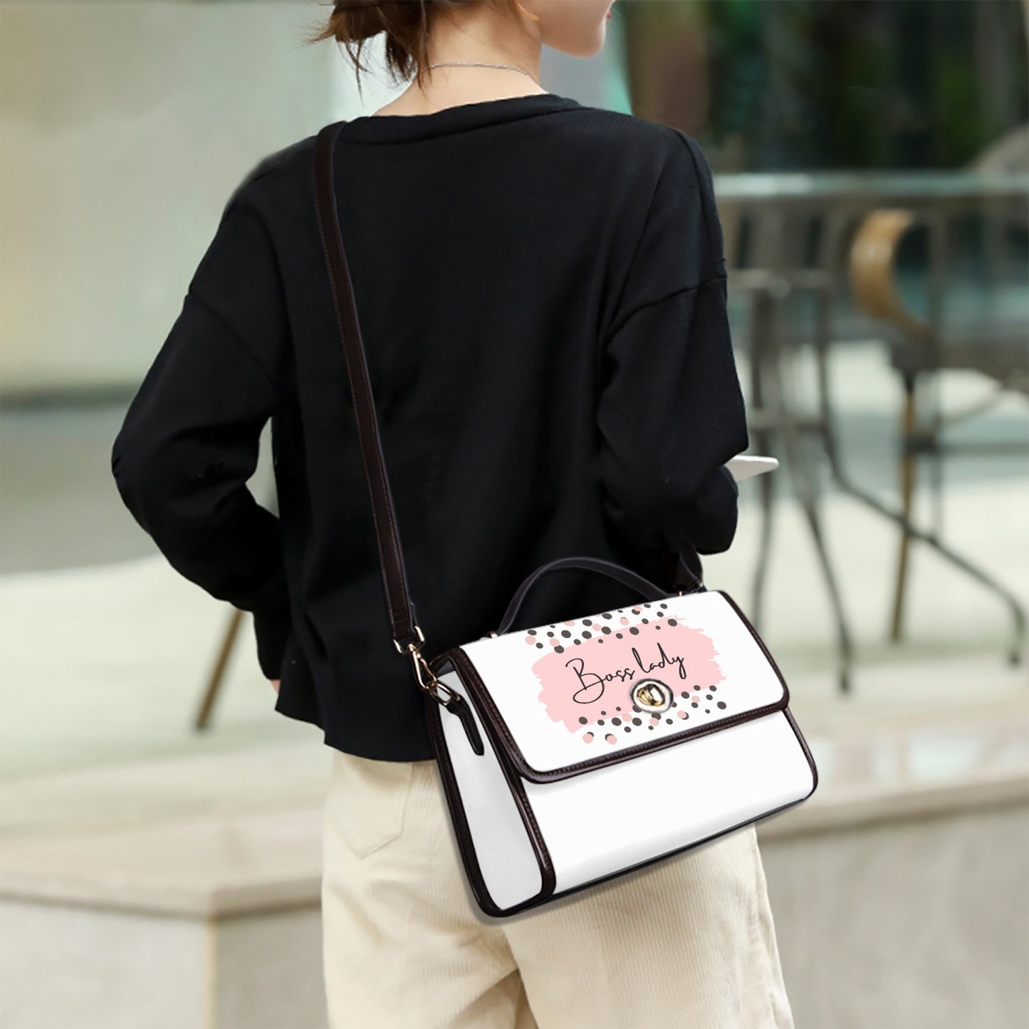 772. Flap Saddle Bag. bosslady
