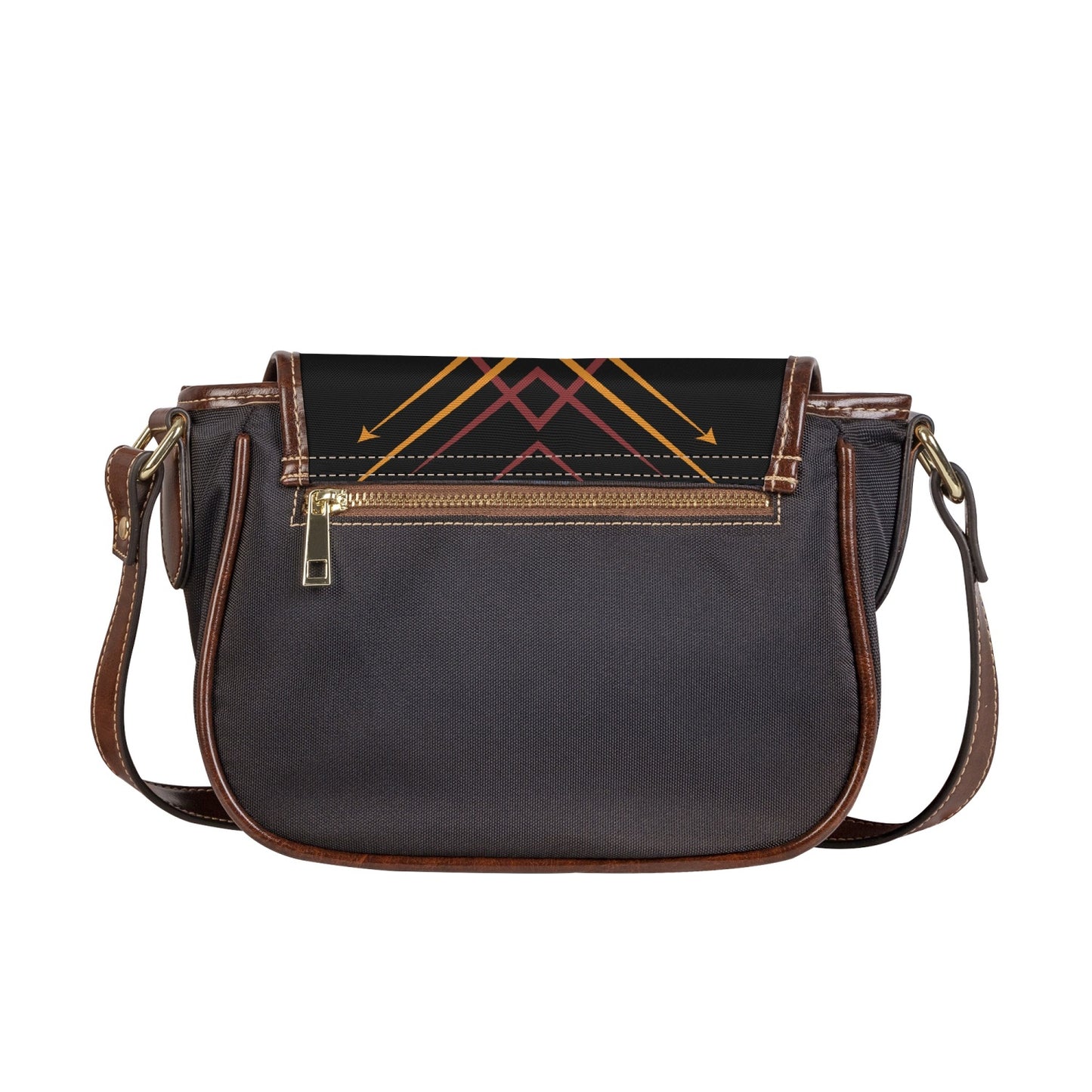 346. Flap Saddle Bag