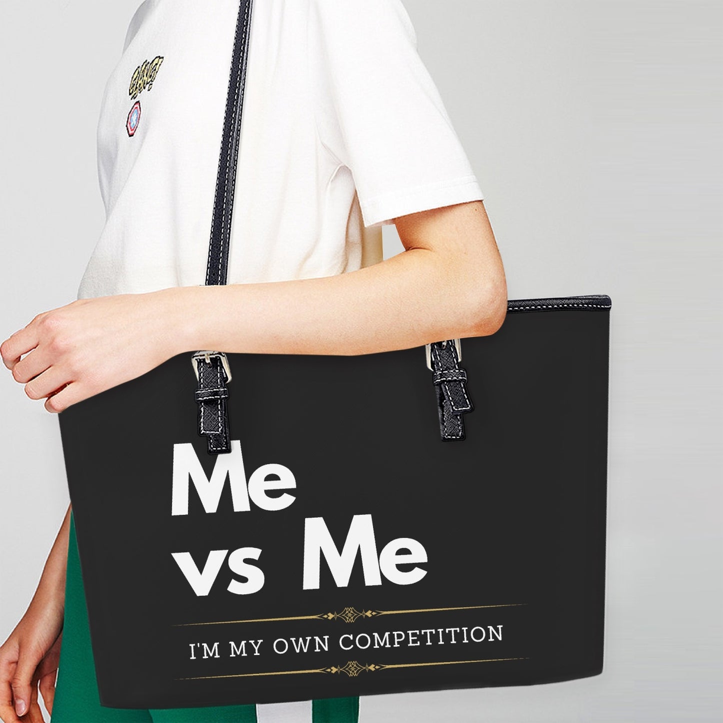 587. Medium Leather Tote Bag for Women