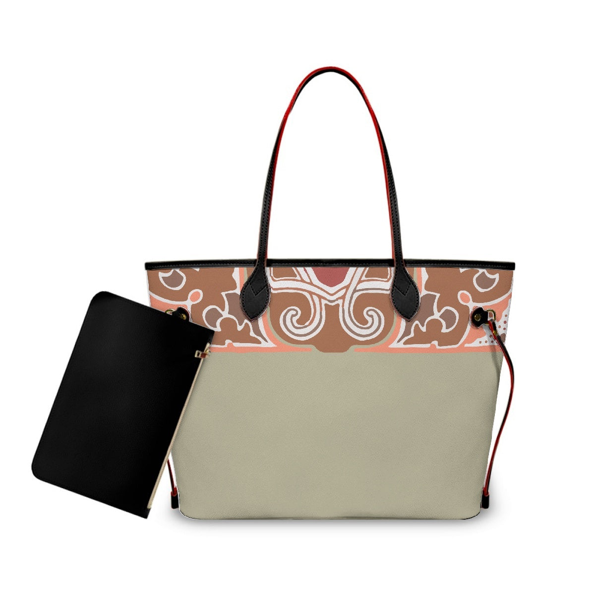 711. PU Shoulder Bag- With a small bag Audacity