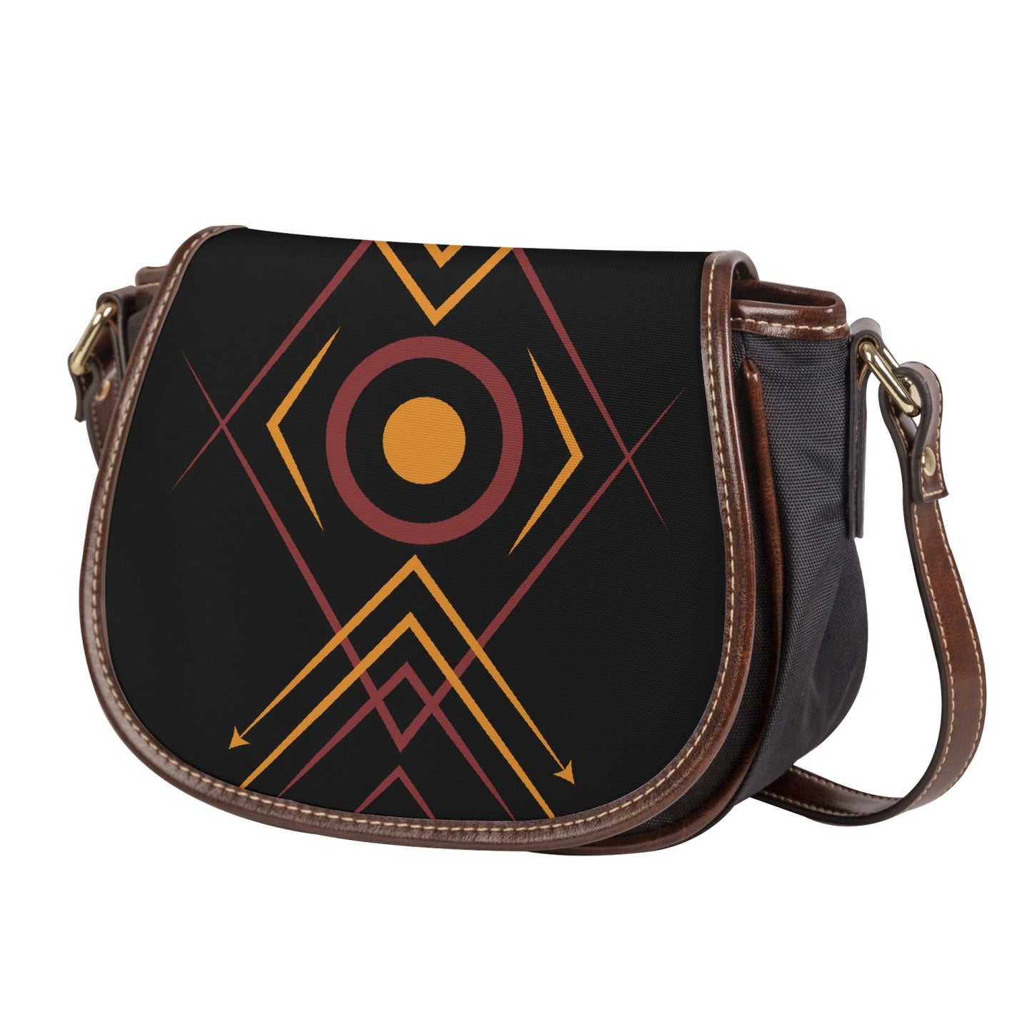 346. Flap Saddle Bag