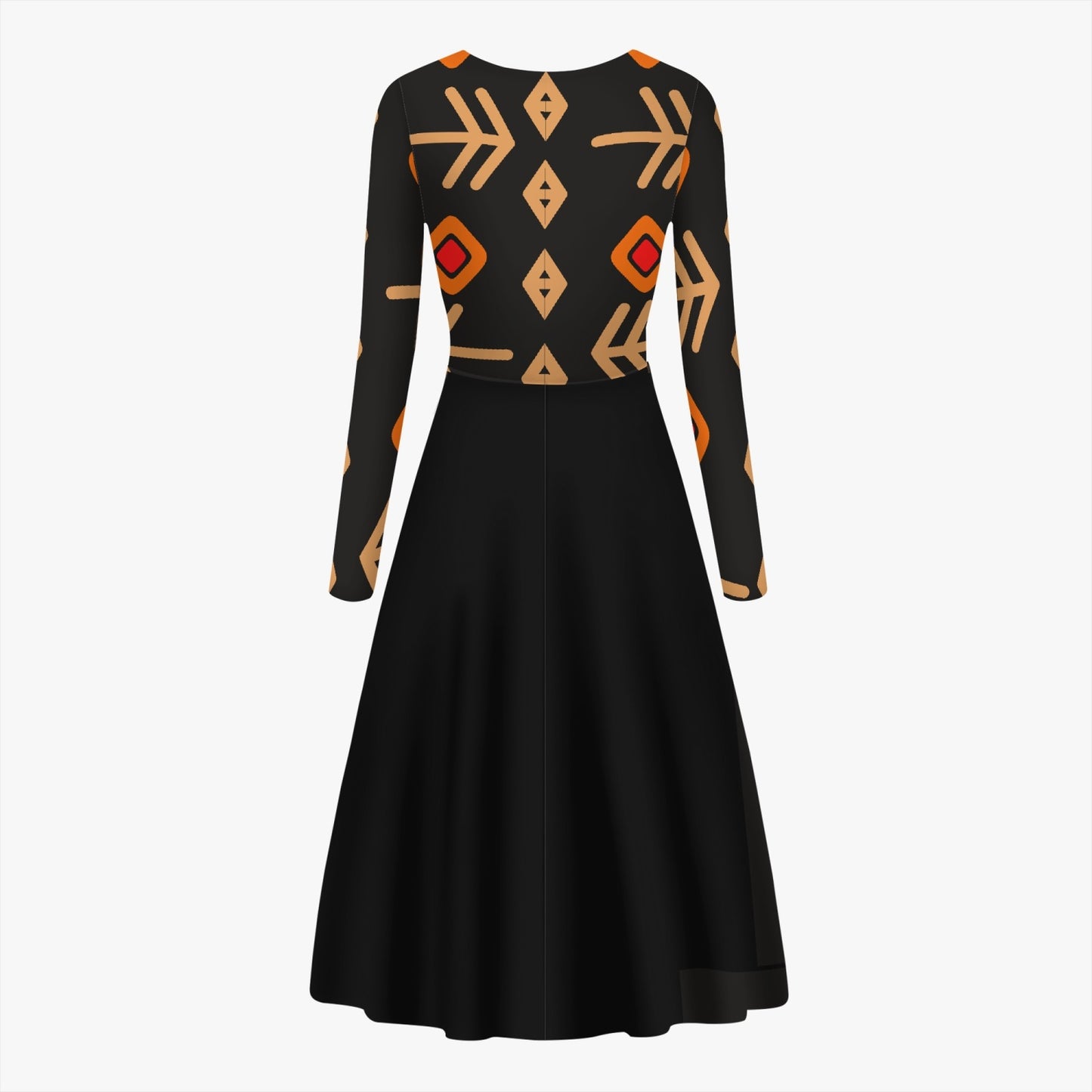 289. Women's Long-Sleeve One-piece Dress