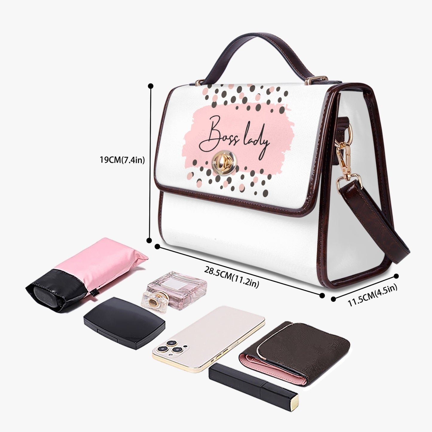 772. Flap Saddle Bag. bosslady
