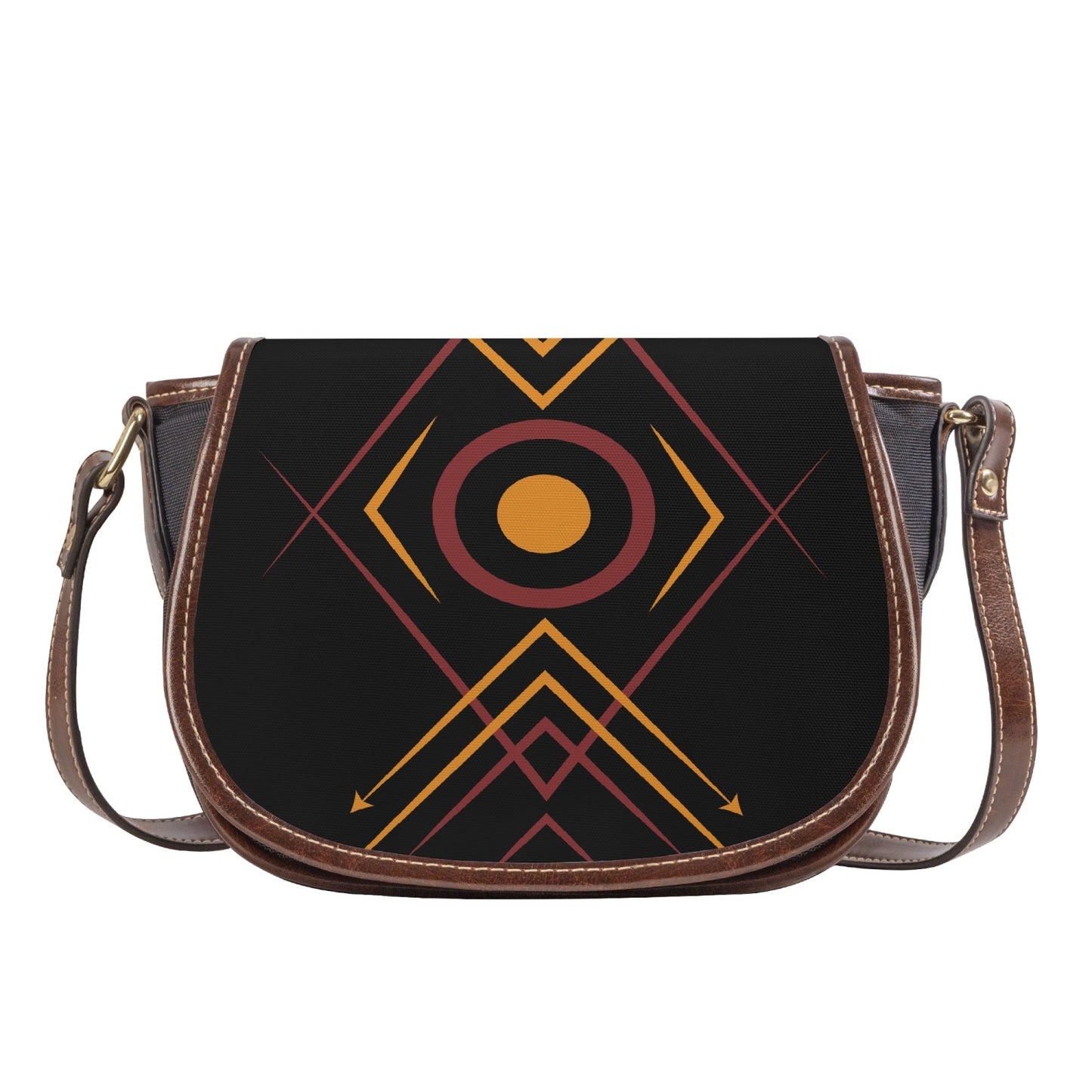 346. Flap Saddle Bag