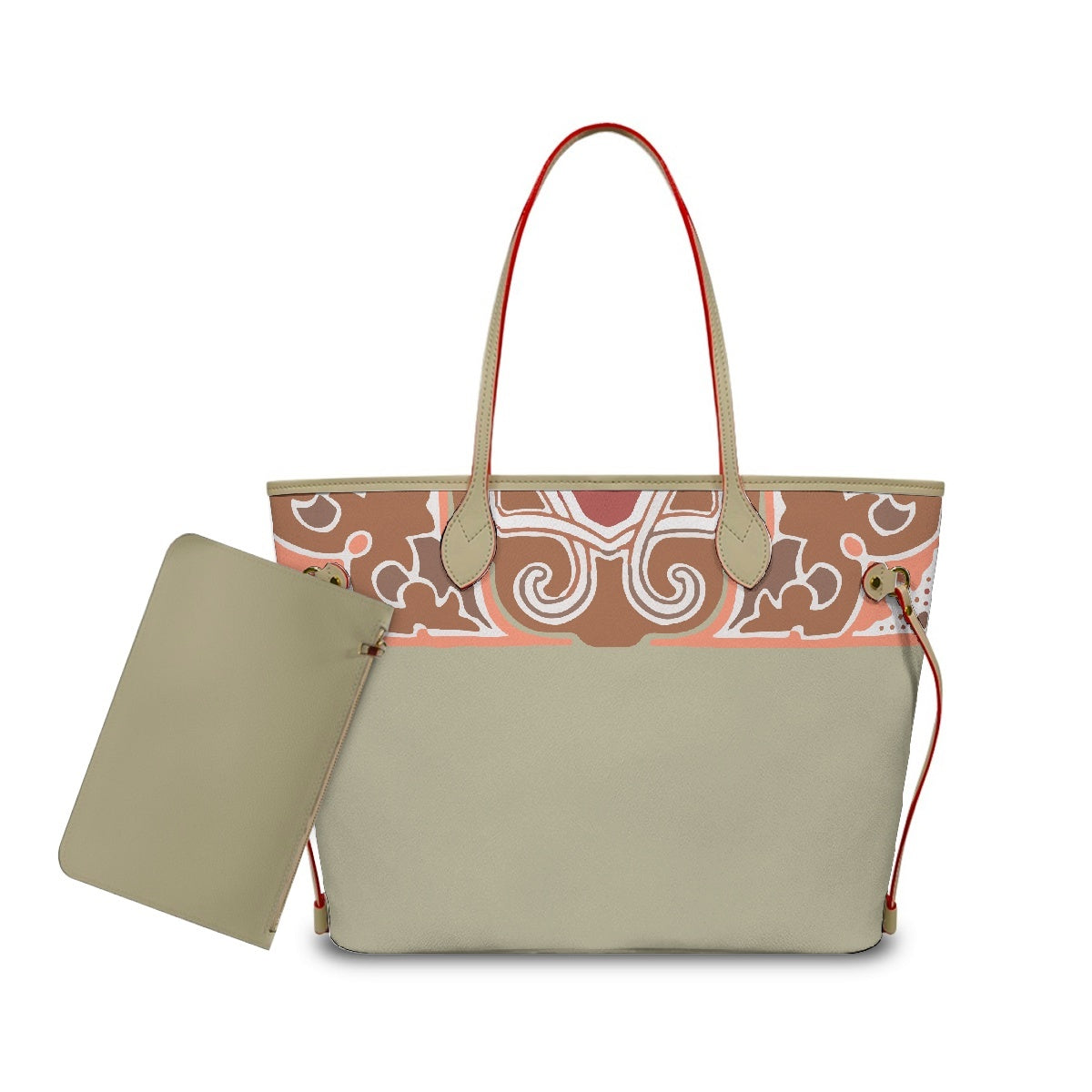 711. PU Shoulder Bag- With a small bag Audacity