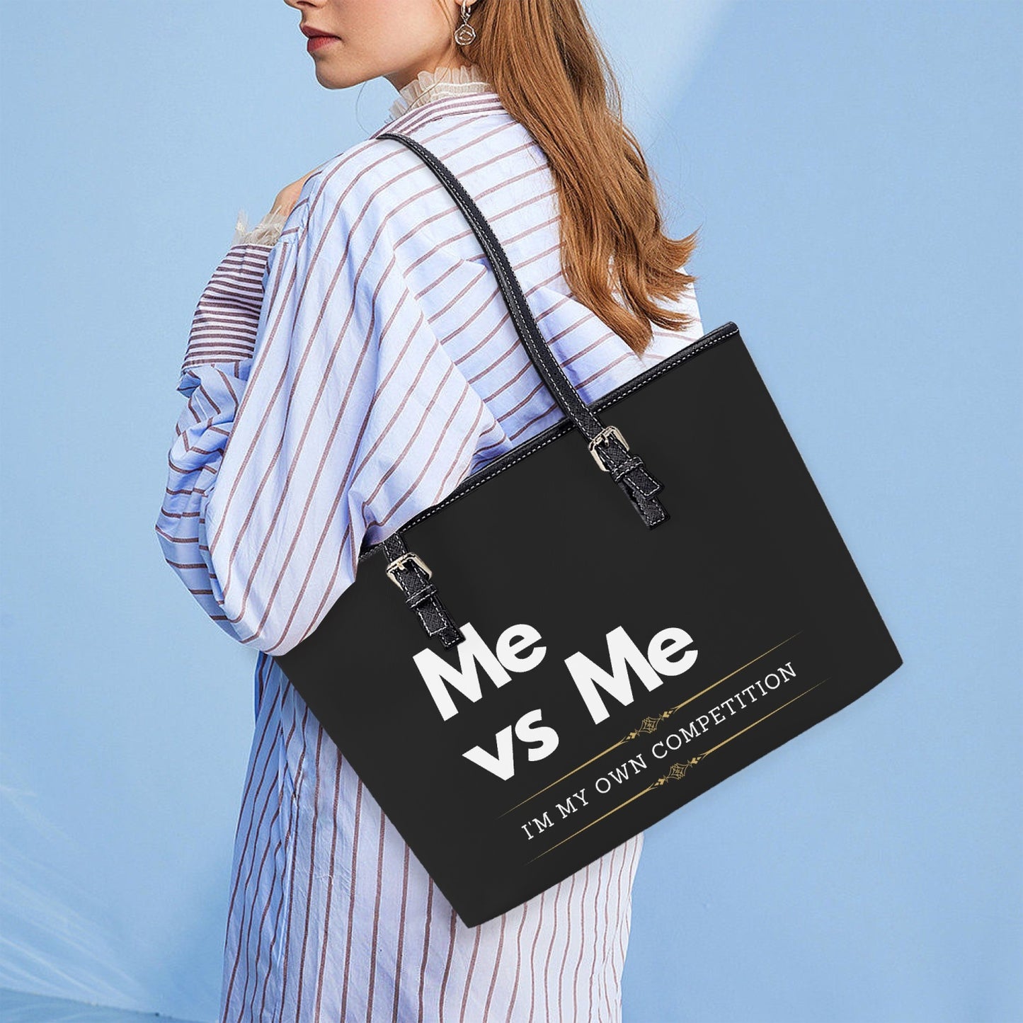 587. Medium Leather Tote Bag for Women