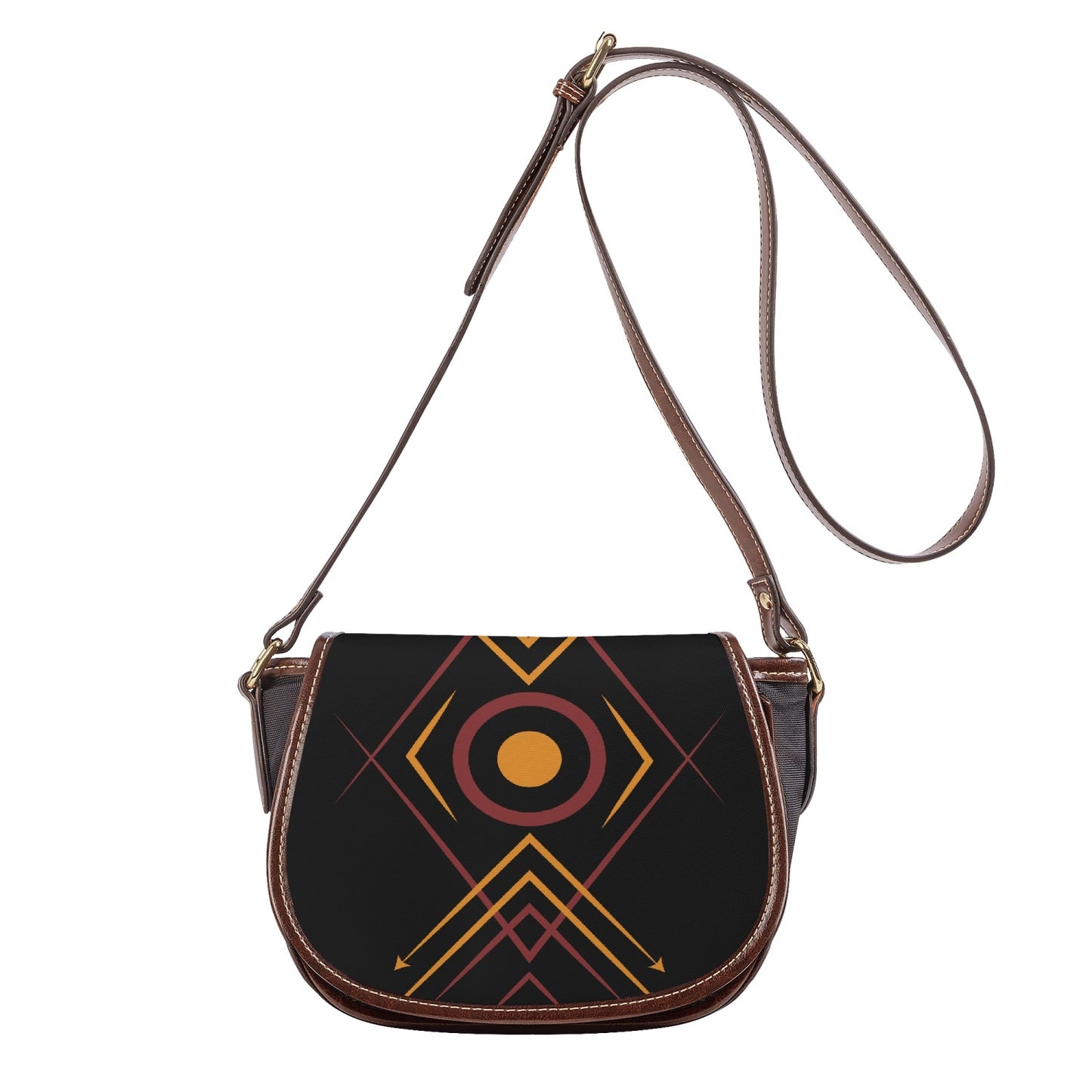 346. Flap Saddle Bag