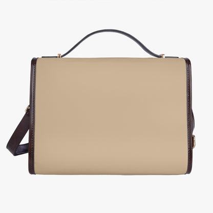 Leather Flap Satchel Bag Melanin