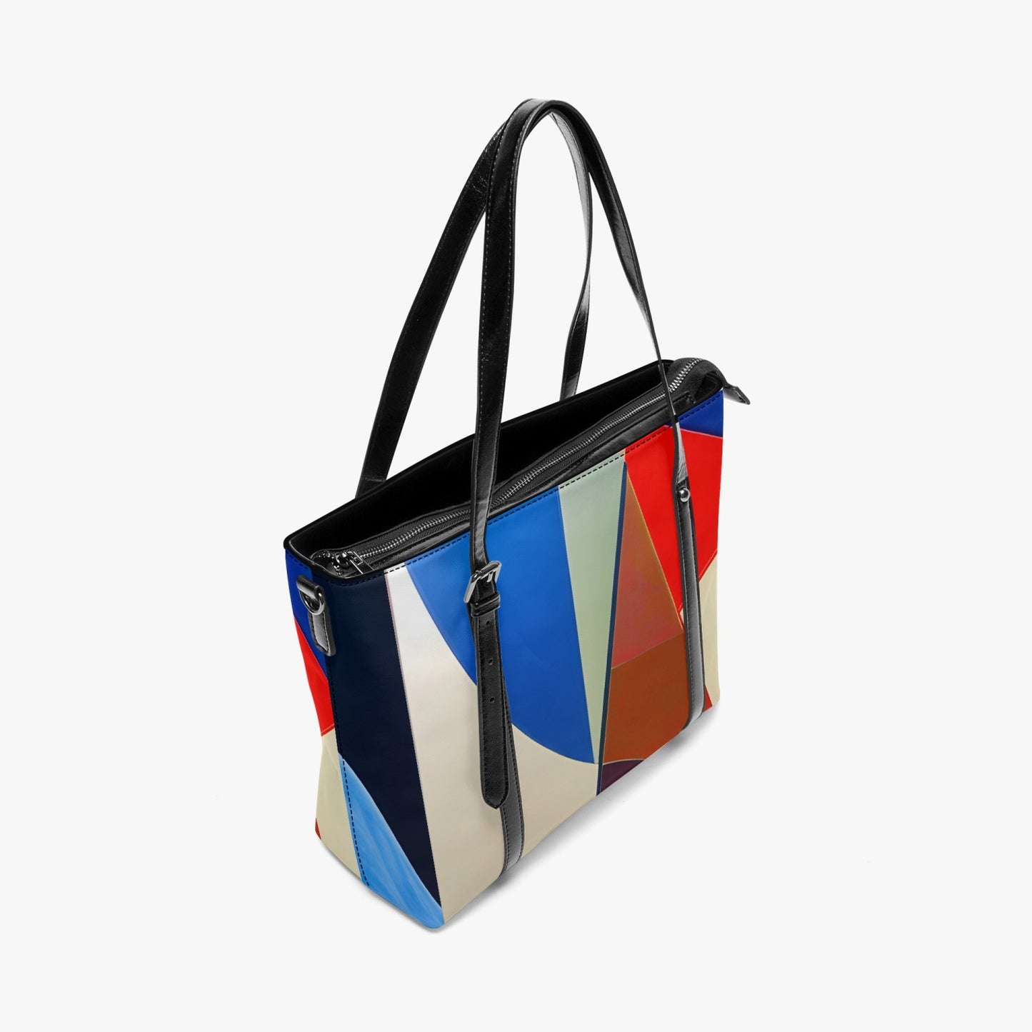 Stripe-around Tote Bag : HAPPYNESS