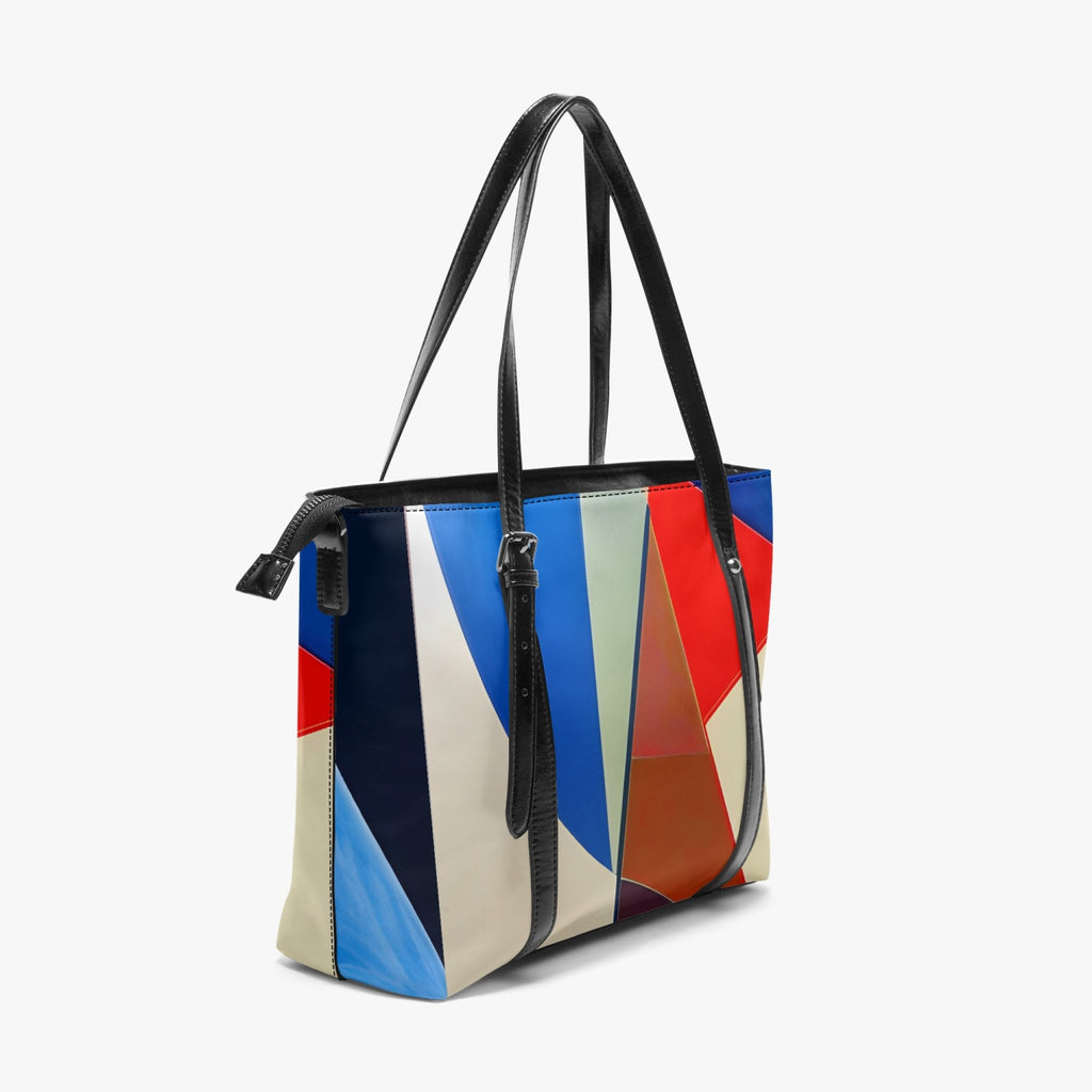Stripe-around Tote Bag : HAPPYNESS