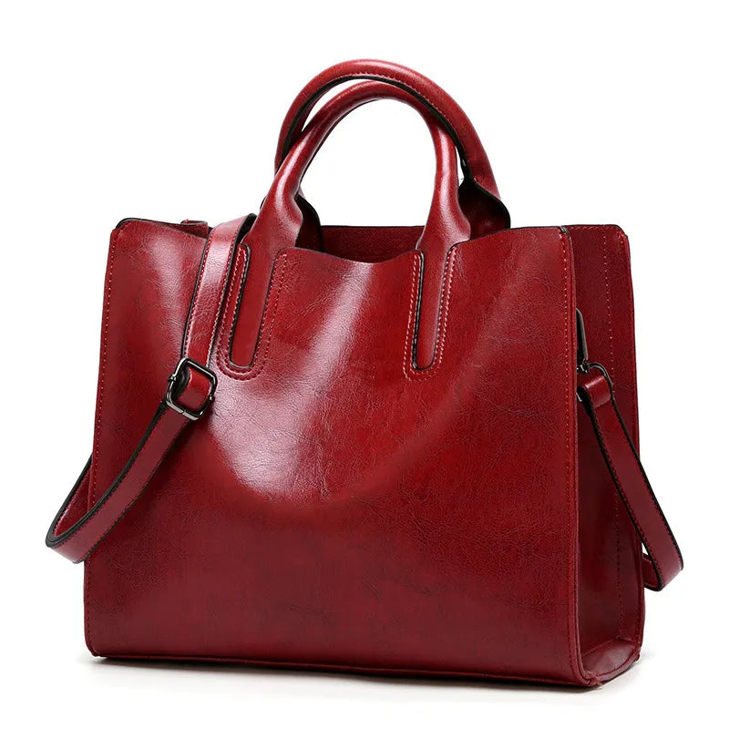 clemse 00004 Vintage Genuine Leather Bags Women Messenger Bags High Quality Oil Wax Female Leather Handbags Ladies Shoulder Bag 2019 New C836