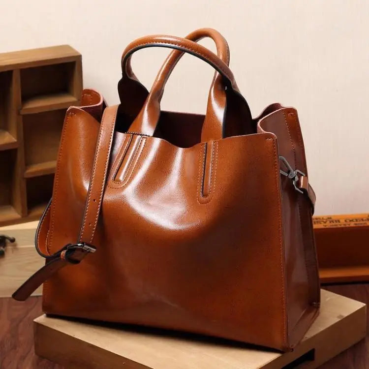 clemse 00004 Vintage Genuine Leather Bags Women Messenger Bags High Quality Oil Wax Female Leather Handbags Ladies Shoulder Bag 2019 New C836