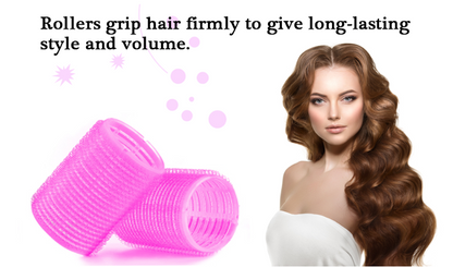 Velcro Rollers for Hair, 20Pcs Hair Rollers for Volume, Large Rollers Hair Curlers for Long Medium Short Thick Fine Thin Hair Bangs Self Grip Heatless Hair Curler 1 Size Hair Roller Set