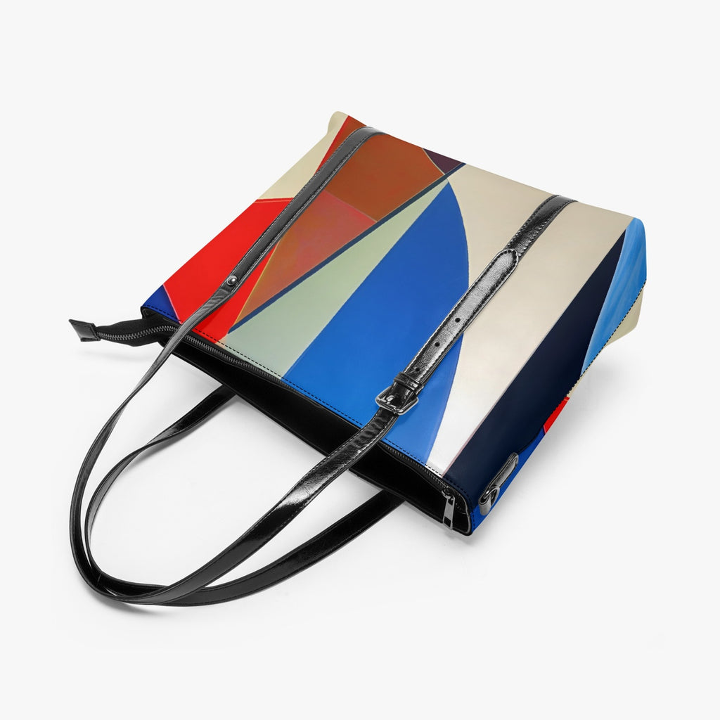 Stripe-around Tote Bag : HAPPYNESS