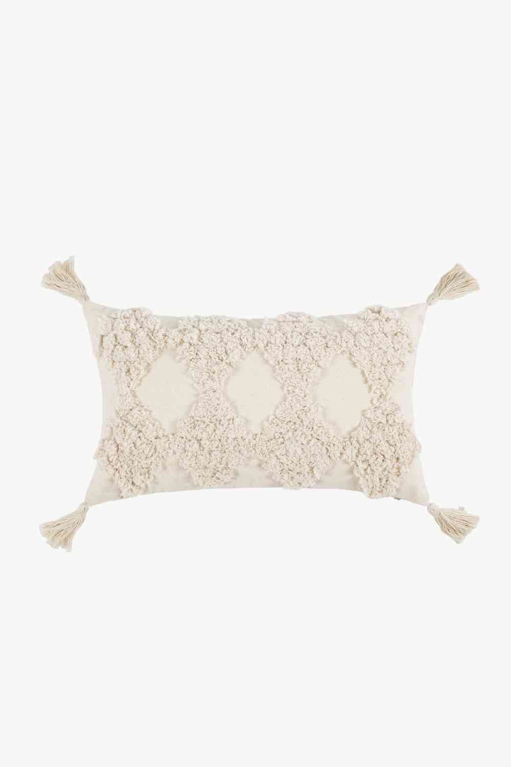 Fringe Decorative Throw Pillow Case